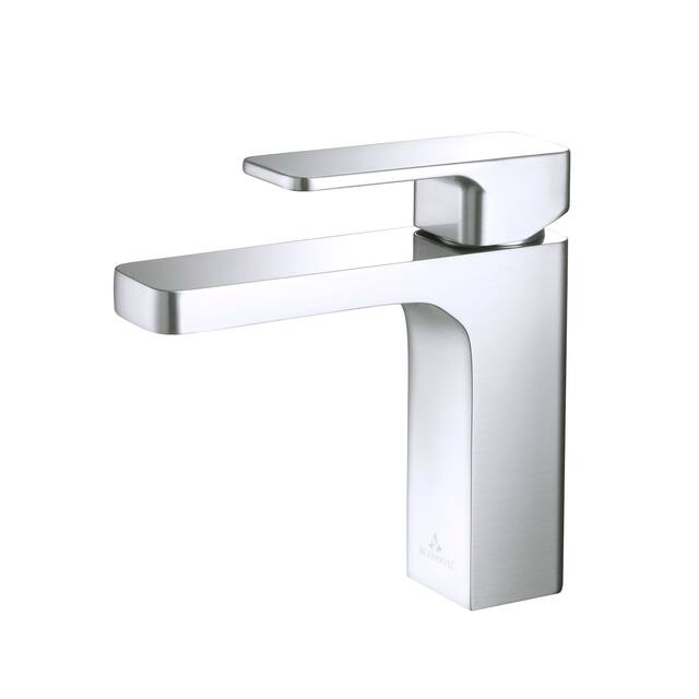 Solid Brass Lead-free Single-handle High Arc Bathroom Faucet - Chrome
