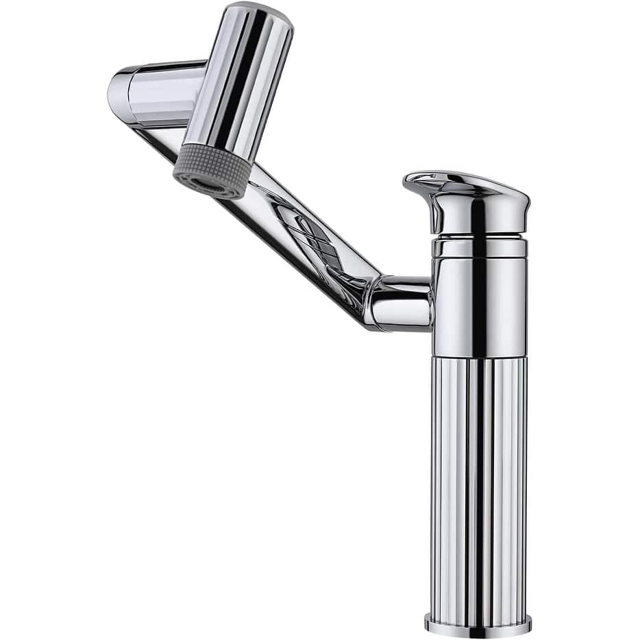 Lefton Rotatable Bathroom Faucet with Temperature Display in Fahrenheit with 2 Water Modes, BF2208-PRO