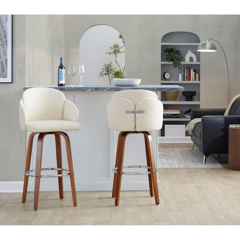 Dahlia 30" Fixed-Height Barstool - Set of 2