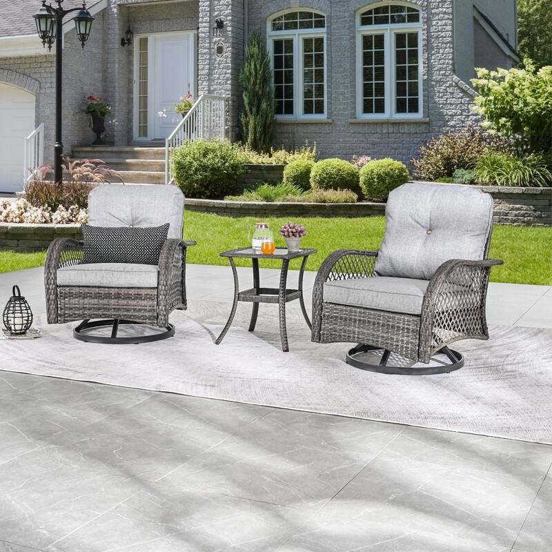 Y23 Patio Festival Outdoor Metal Conversation Set