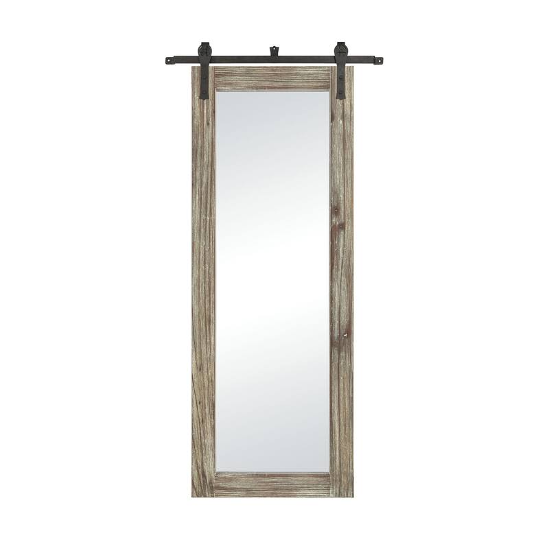 Elk Home Los Olivos Graywash Wood 34 Inch Wide Mirror