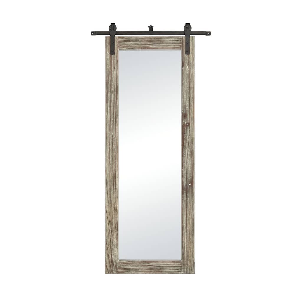 Elk Home Los Olivos Graywash Wood 34 Inch Wide Mirror