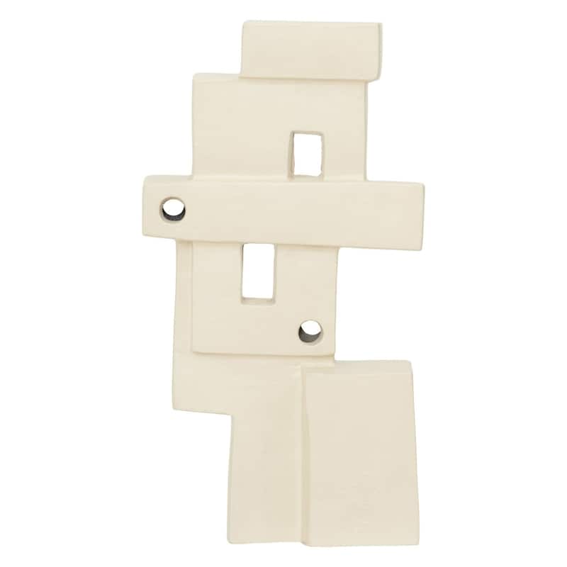 Solid Standing Vista Decoration - 14.75" - Cream