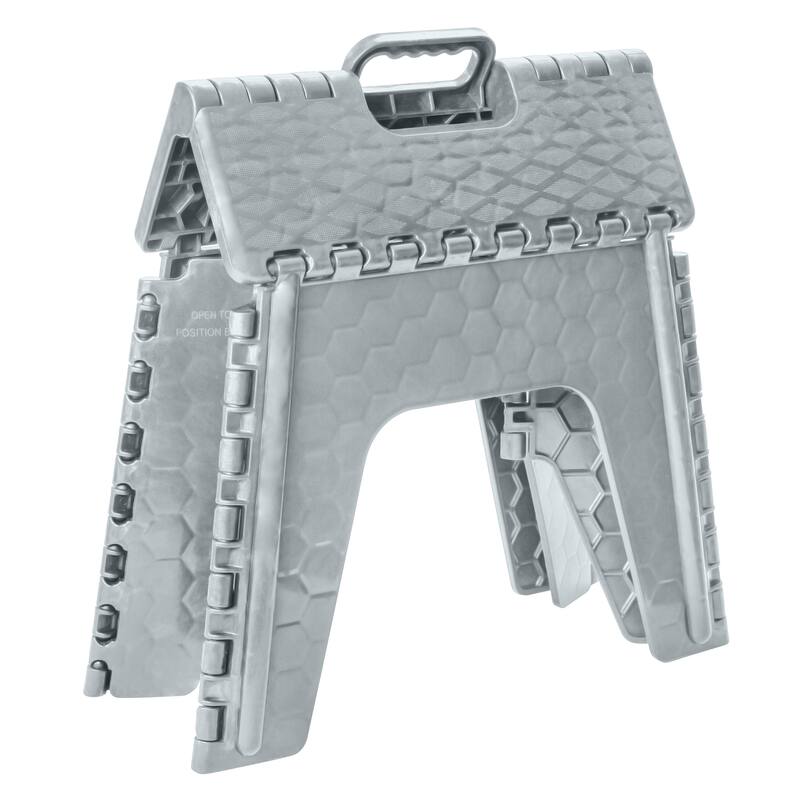 Simplify 12" Folding Step Stool in Black
