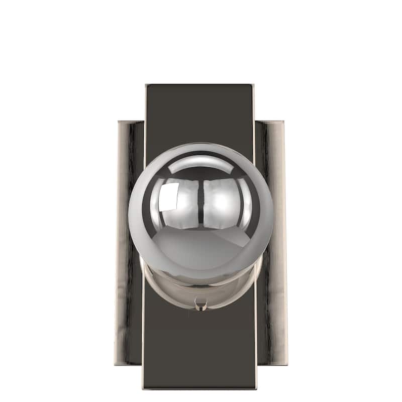 Justice Design Group EVOLV Fusion Luna ADA 1-Light LED Wall Sconce with Clear Glass - Brushed Nickel