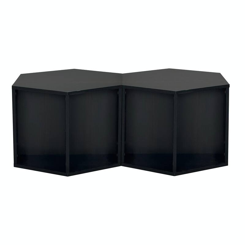 23.62'' Hexagonal Burmese Sumac Coffee Table