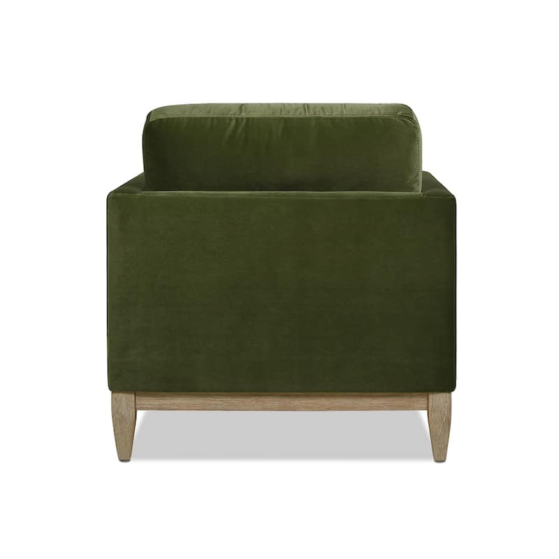 Knox 65" Modern Farmhouse Performance Velvet Chaise Lounge Chair