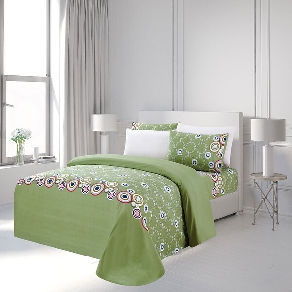 Bed bath and beyond green sheets sales