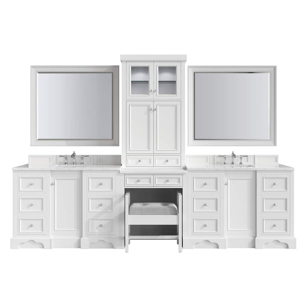 James Martin Vanities 825-V48GP-AB-EJP De Soto 126" Double Basin Birch