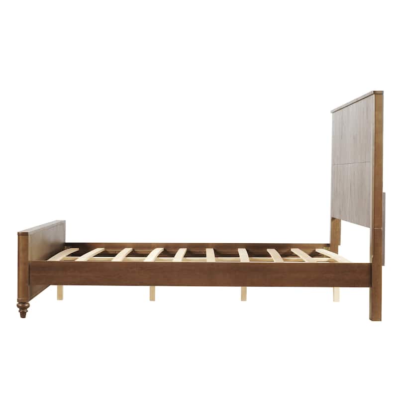 Christopher Knight Home - Modern Wooden Bed Frame with Headboard and Footboard