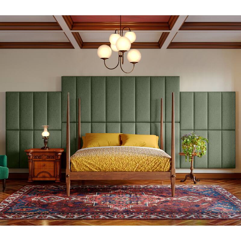 Jaxx Panelist Modern Padded Headboard - Set of 4 Wall Mounted Panels