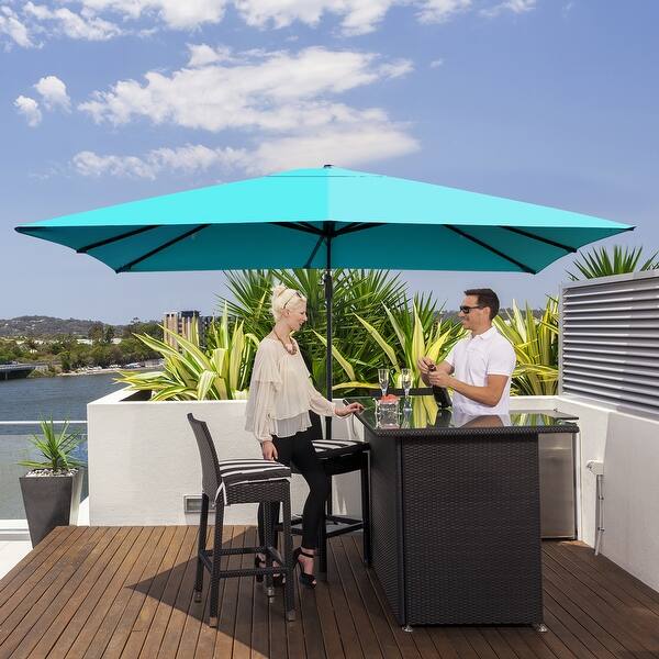 Costway 10x13ft Patio Rectangular Umbrella, Cantilever Offset Umbrella - See details - Bed Bath & Beyond - 35062347 Costway 10x13ft Patio Rectangular Umbrella, Cantilever Offset Umbrella - See details - Bed Bath & Beyond - 35062347