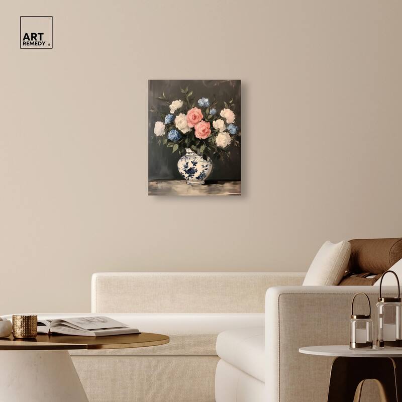 Classic Bouquet Canvas by Art Remedy, Gallery Wrapped
