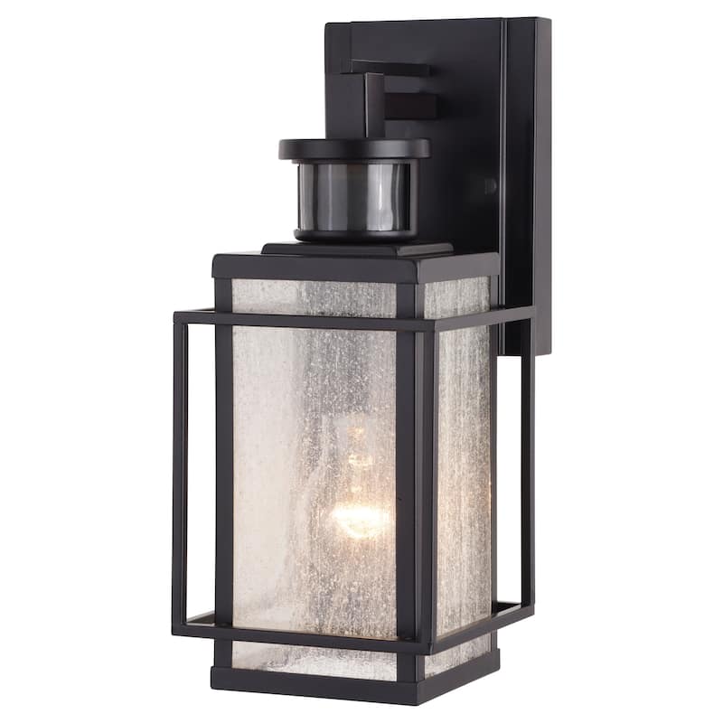 Hyde Bronze Motion Sensor Dusk to Dawn Outdoor Mission Wall Light