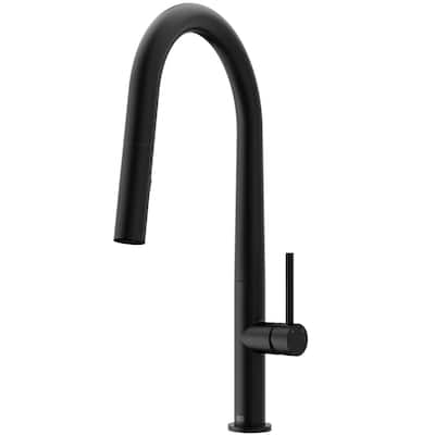 VIGO Greenwich 18" H Single Handle Pull-Down Sprayer Kitchen Faucet