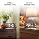 preview thumbnail 4 of 6, Dimmable LED Alarm Clock, 3-Level Brightness, Dual Alarms, Voice Control,6.3"Lx1.2"Wx2.4"H - 6.3"L x 1.2"W x 2.4"H