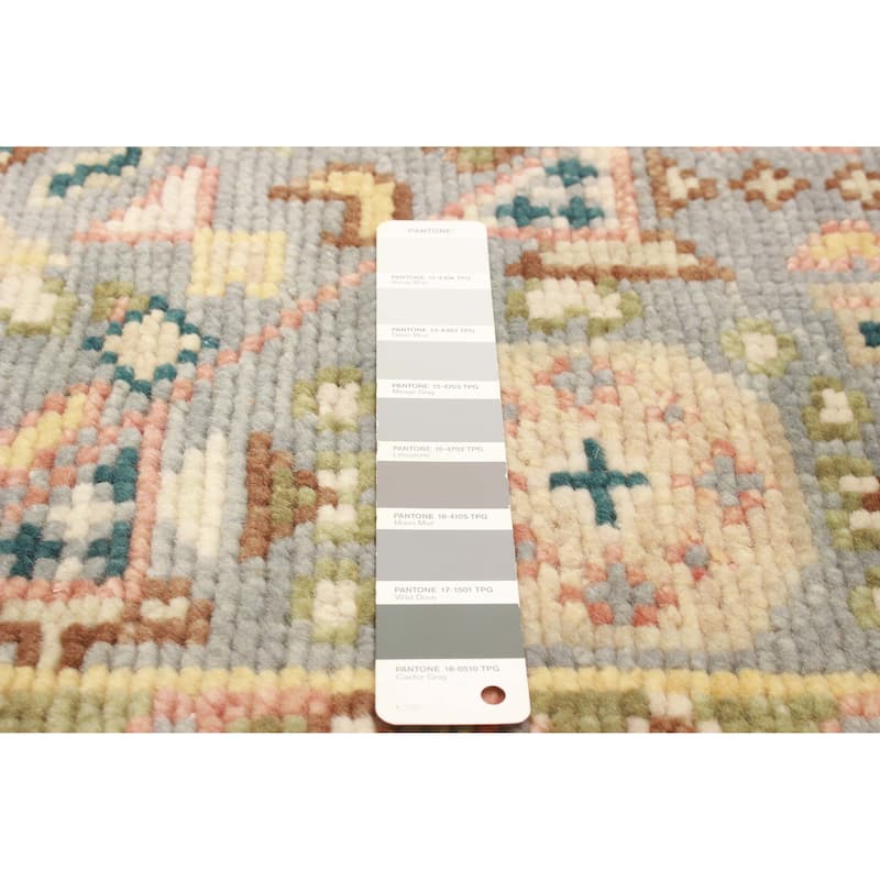 ECARPETGALLERY Hand-knotted Jules Serapi Light Grey Wool Rug - 5'0 x 8'1