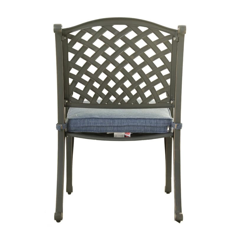 Ventura Cast Aluminum Dining Arm Chair with Cushion