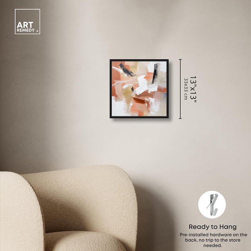 Rose and Rust III Canvas by Art Remedy