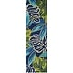 preview thumbnail 9 of 8, Miami Palms Hand-hooked Botanical Indoor/ Outdoor Area Rug 2'6" x 8'6" Runner