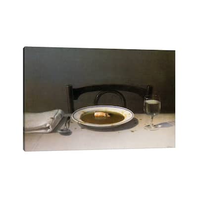 iCanvas "Soup Pig" by Michael Sowa Canvas Print