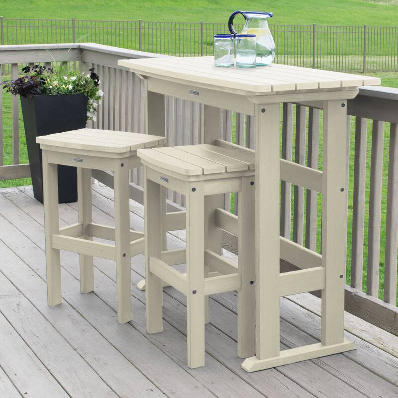 Lehigh 3-piece Outdoor Balcony Set - Bar-height