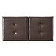 preview thumbnail 10 of 10, Alfred Brown Bonded Leather Storage Ottoman by Christopher Knight Home