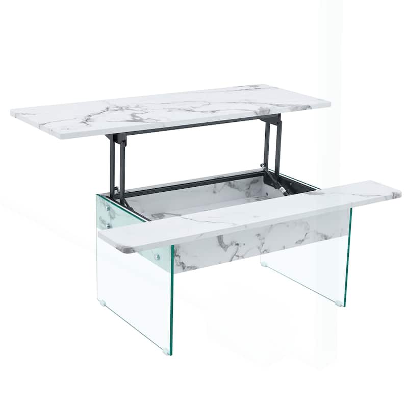 Versatile Lifting Coffee Table with Storage and Multiple Options