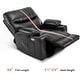 preview thumbnail 3 of 28, MCombo Faux Leather Power Recliner, Electric Swivel Glider Rocker Recliner for Nursery with USB Ports 7785