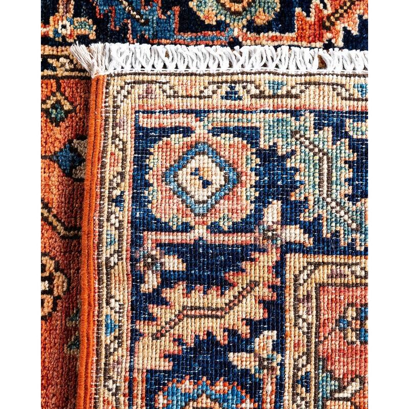 Serapi One-of-a-Kind Hand-Knotted Runner Rug - Orange, 2' 9" x 11' 9" - 2' 9" x 11' 9"