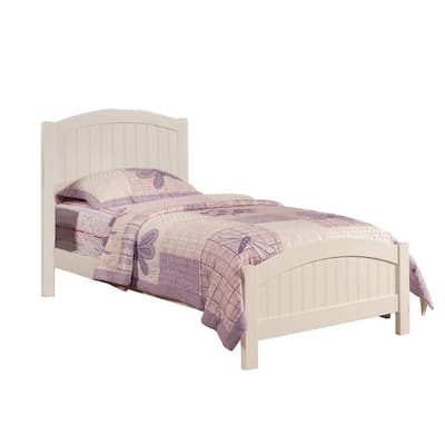 Bedroom Panel Bed in White