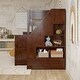preview thumbnail 19 of 34, Dover Twin over Full Staircase Bunk Bed with Storage Drawer and Twin Trundle