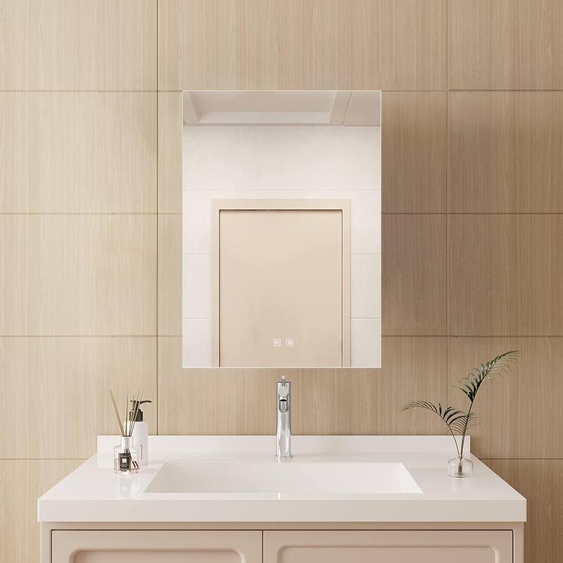 Vellum LED Bathroom Vanity Mirror - N/A