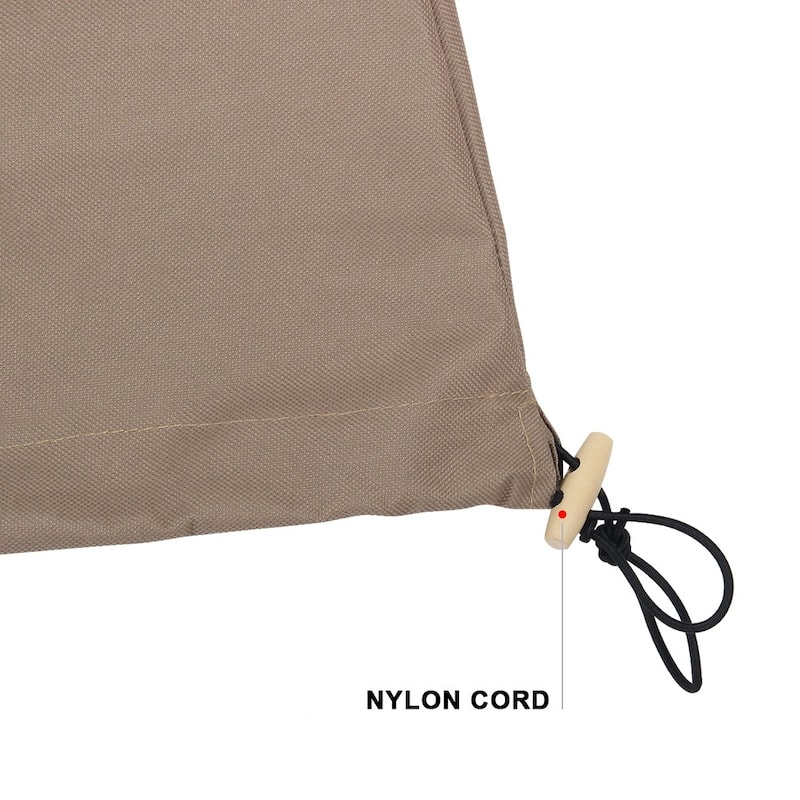LeisureMod Swing Egg Chair Cover in 600D Oxford Fabric with Waterproof PVC Lining - Single/2-Person Hanging Egg Swing Cover