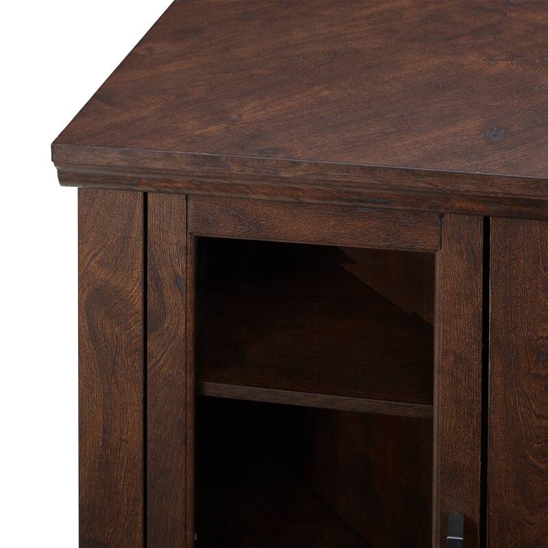 58-60" Fireplace TV Stand for 55-65" TVs w/ 18-23" Insert Farmhouse/Modern/Rustic Barn/Glass Doors Espresso/Grey/Brown/White Oak