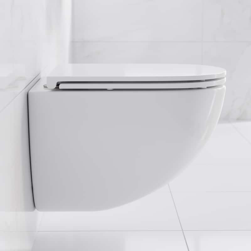 St. Tropez Wall Hung Toilet Bowl, White