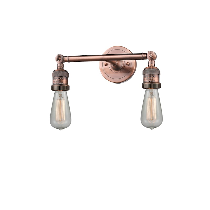 Innovations Lighting 2 Light 11" Wide Bathroom Vanity Light - Antique Copper