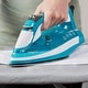 preview thumbnail 4 of 2, Black and Decker One Step Steam Iron in Turquoise