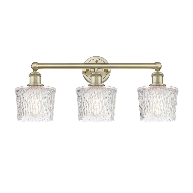 Innovations Lighting 616-3W-11-25 Niagra Vanity Niagra 3 Light 25" - Antique Brass / Clear