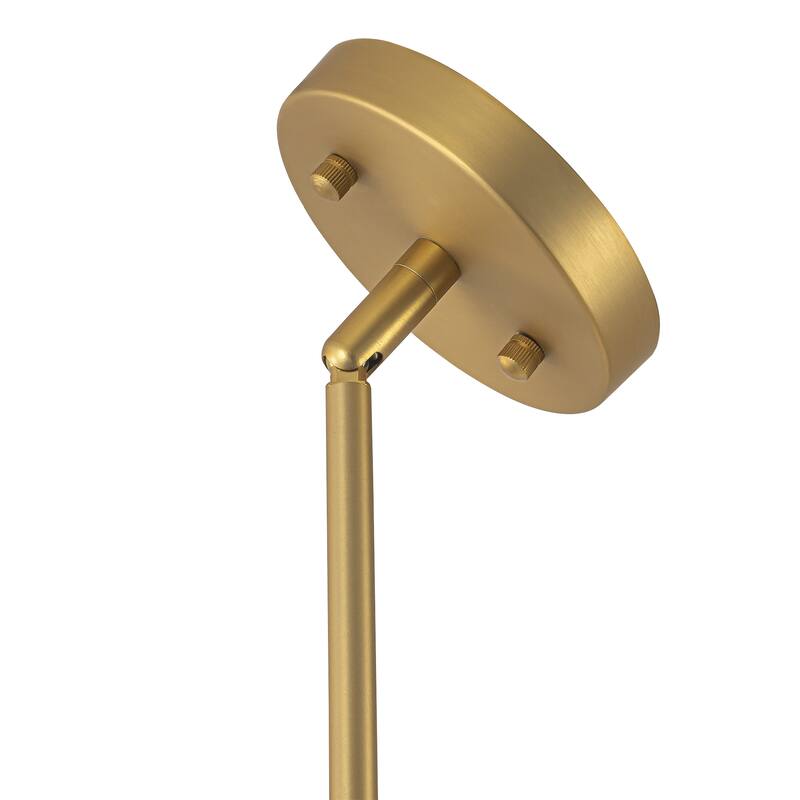 2-Light Linear Chandelier with Fabric Shade