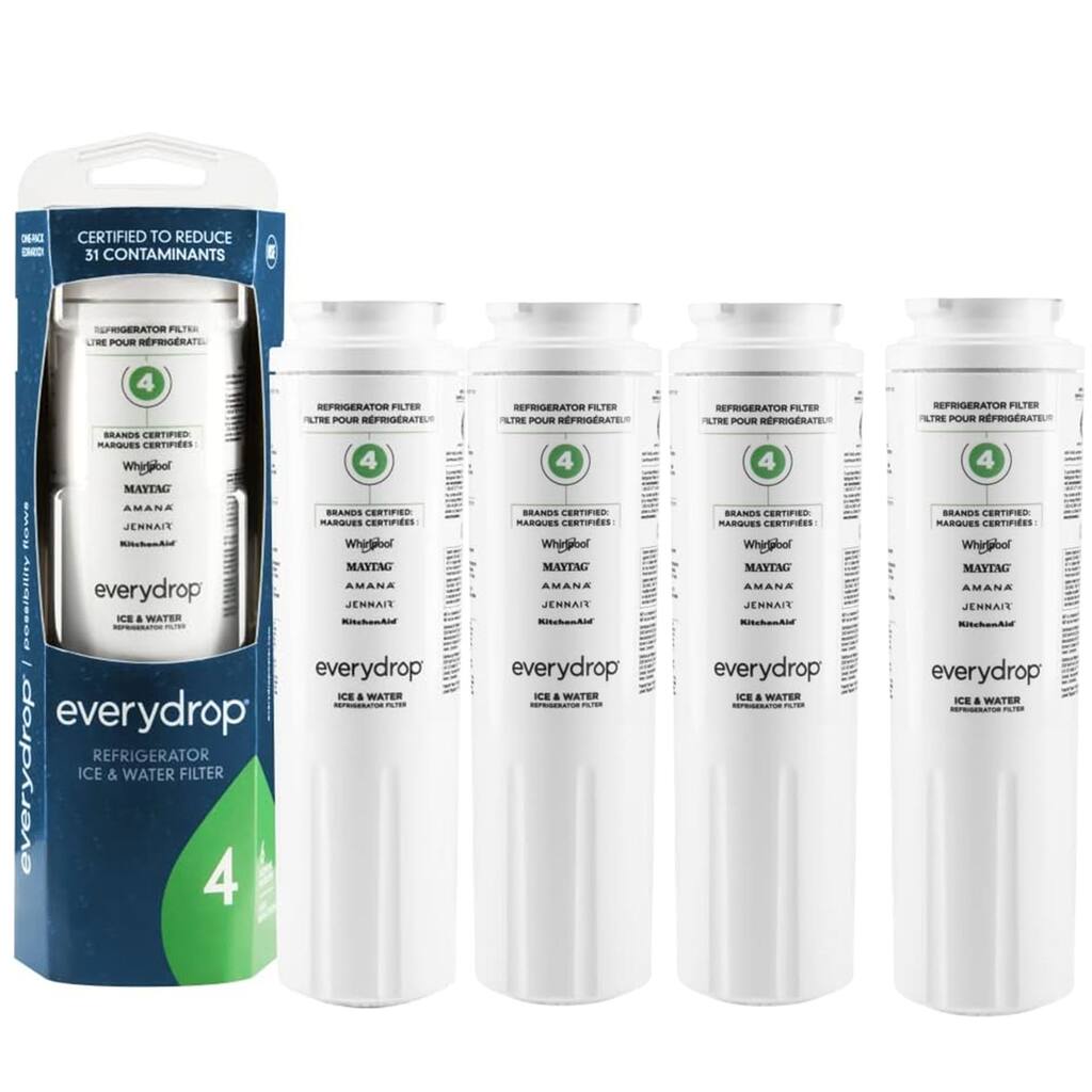 4 pack EveryDrop Refrigerator Water Filter 4, EDR4RXD1