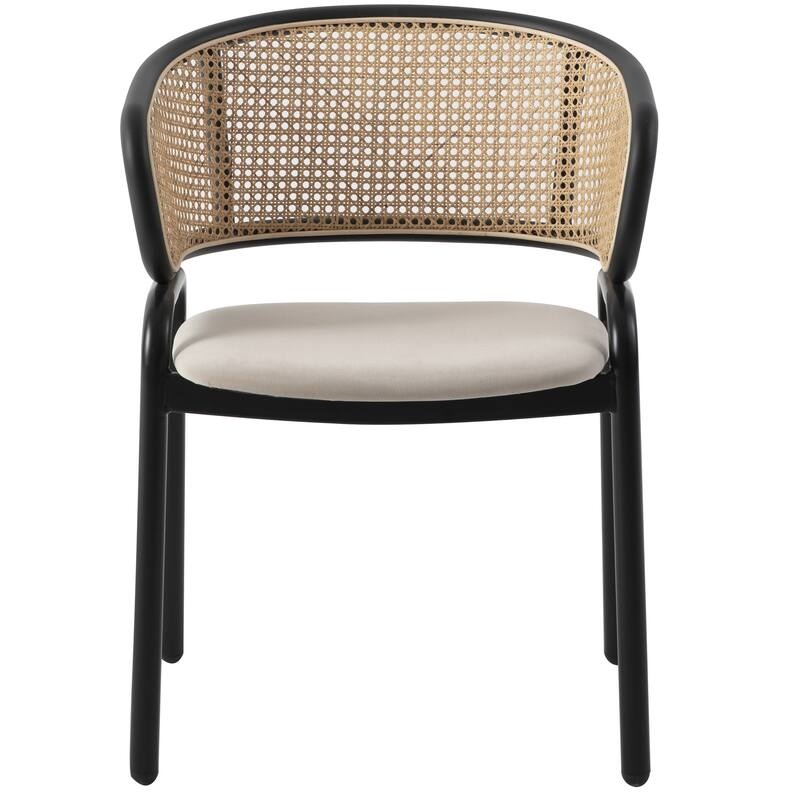 LeisureMod 7-pc Dining Set Ravenna Table and 6 Ervilla Chairs