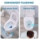 preview thumbnail 10 of 16, Vanityfair Smart Toilet Bidet with Foot Sensor Open Cover/Seat, Heated Seat, Power Outage Flushing, with Remote Control