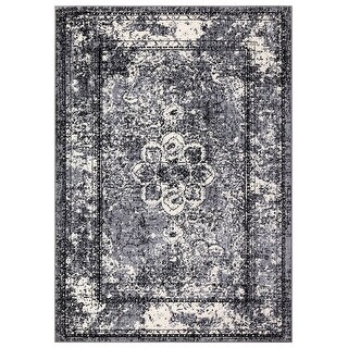 Sussexhomesussexhome Area Rugs Homeward Collection Oriental Rug For Living Room Family Rooms 5 X 7 5 X 7 4160 Grey Dailymail