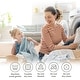 preview thumbnail 2 of 9, L'Ange Baby Towel 100% Cotton Muslin 6 Layers Quick Dry Medical Grade Packaging 28 x 47 inches