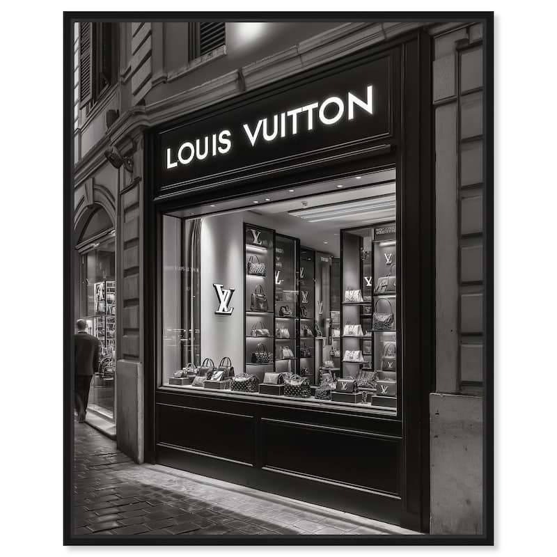 House of Vuitton II Canvas by Art Remedy - 30" x 36" - Black