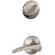 preview thumbnail 2 of 2, Schlage Manhattan Right Handed Single Cylinder Interior Pack - Satin Nickel