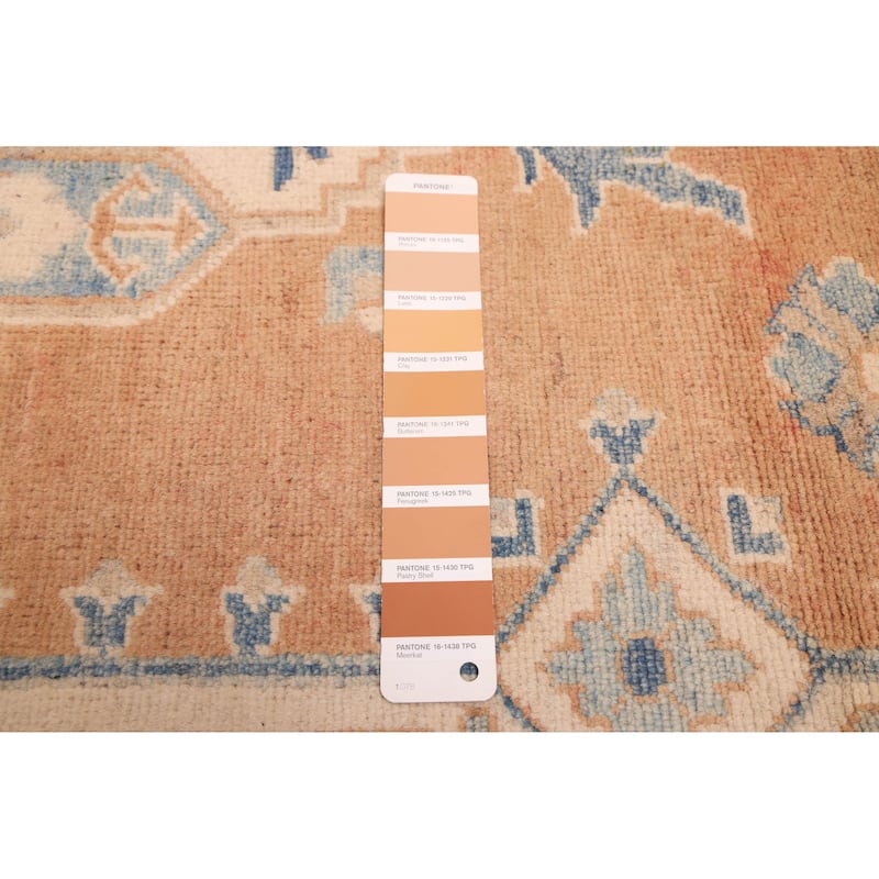 ECARPETGALLERY Hand-knotted Finest Ghazni Copper Wool Rug - 6'9 x 8'11