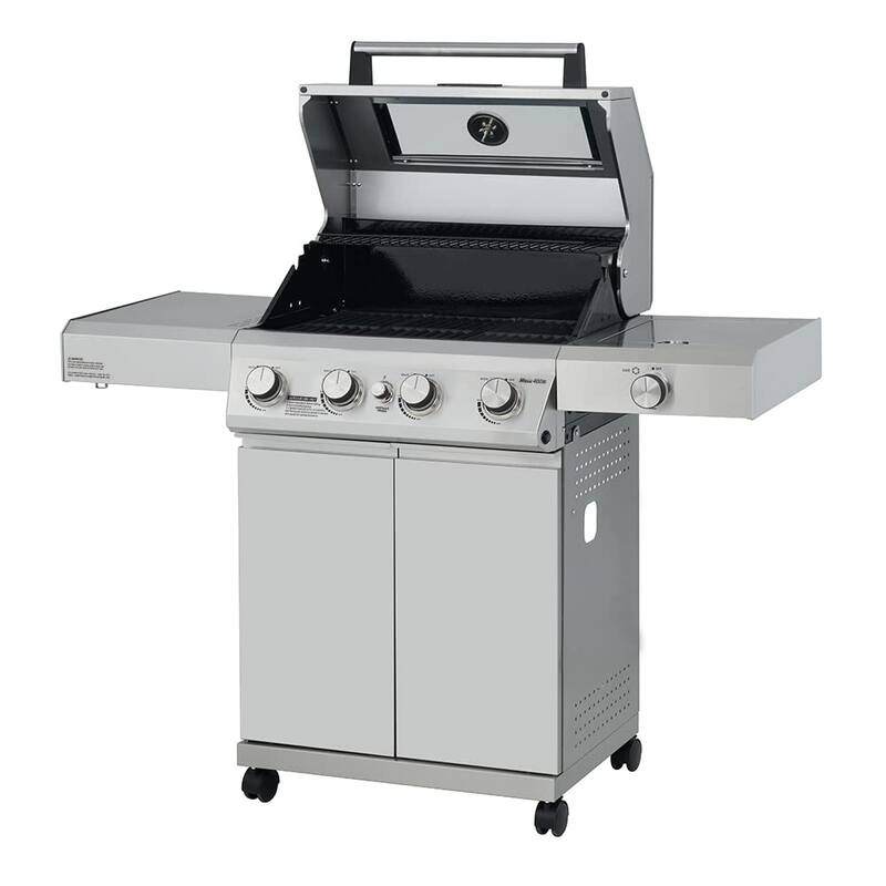 Larger 4Burner Propane Gas Grills bbq Stainless Steel HeavyDuty