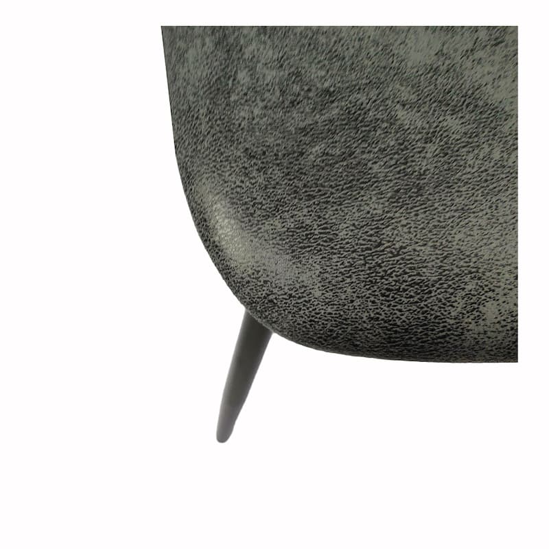 4PCS Suede Fabric Accent Chair With Metal Legs